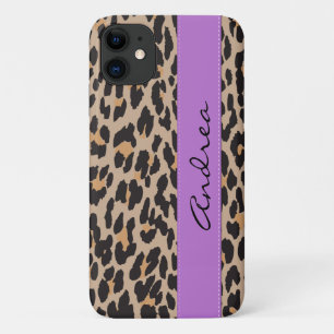 Case-Mate iPhone Case Empreinte de léopard, Spots, Leopard Brown, Votre