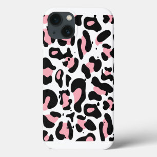 Case-Mate iPhone Case Empreinte de léopard tendance rose et noir