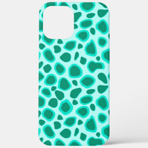 Coques Pour iPhone Empreinte de léopard - Turquoise et Aqua