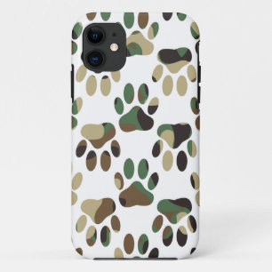 Etui iPhone Case-Mate Empreinte de patte de chien Motif Camo