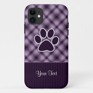 Etui iPhone Case-Mate Empreinte de patte pourpre