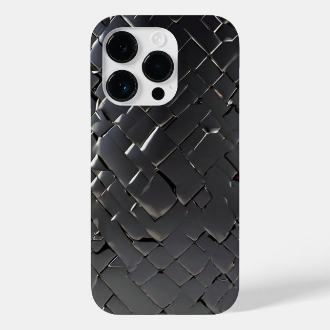 Coques Case-Mate iPhone Empreinte en acier inoxydable titane argent (Verso)