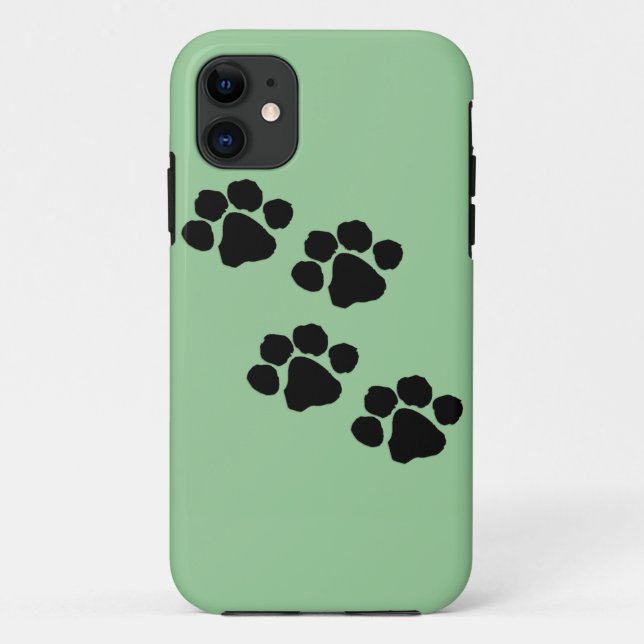 Coques Case-Mate iPhone Empreintes de pattes animaux (Dos)