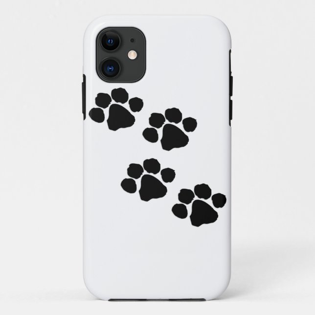 Coques Case-Mate iPhone Empreintes de pattes animaux (Dos)
