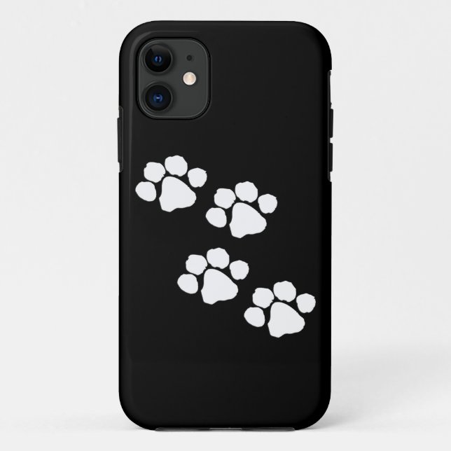 Coques Case-Mate iPhone Empreintes de pattes animaux (Dos)