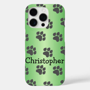 Coques iPhone 16 Pro Empreintes de pattes Coque-Coque Mate