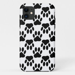 Case-Mate iPhone Case Empreintes de pattes de chiens haut et bas