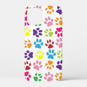 Case-Mate iPhone Case Empreintes de pattes multicolores