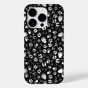 Coque Case-Mate iPhone Empreintes de pied 01.b. BG noir