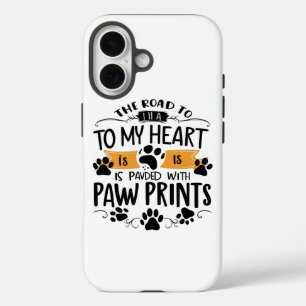 Coque Pour iPhone 16 Empreintes Sur Le Coeur