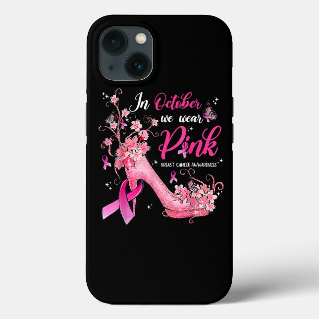 Coques Case-Mate iPhone En Octobre Nous Portons Pink Breast Cancer Sensibi (Verso)