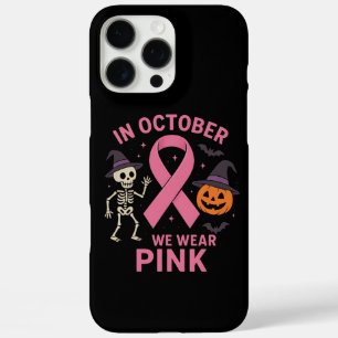 Coque iPhone 16 Pro Max En Octobre Nous Portons Pink Halloween