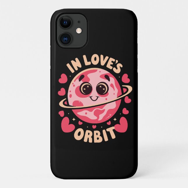 Coques Case-Mate iPhone En orbite amoureuse (Dos)