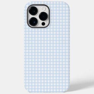 Coque Case-Mate iPhone En vichy bleu F & L