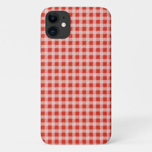 Case-Mate iPhone Case en vichy carrelé blanc rouge