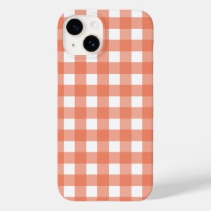 Coque Case-Mate iPhone En vichy orange