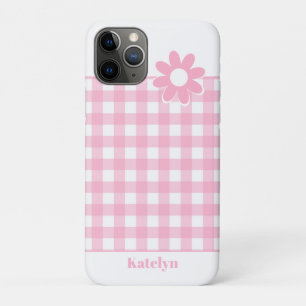 Case-Mate iPhone Case En vichy rose personnalisé