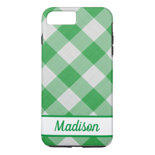 Case-Mate iPhone Case En vichy verte