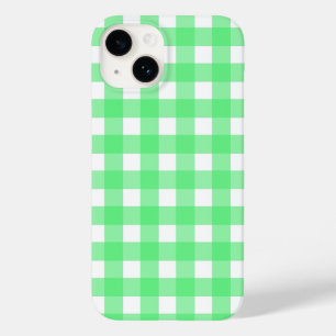Coque Case-Mate iPhone En vichy verte