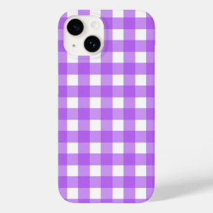 Coque Case-Mate iPhone En vichy violet brillant