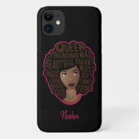 Encourageant les femmes noires, cheveux naturels,