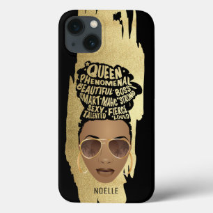 Case-Mate iPhone Case Encourager les femmes noires, cheveux naturels, AV