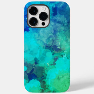 Coque Case-Mate iPhone Encre Alcoolique Abstraite Colorée Violet Bleu