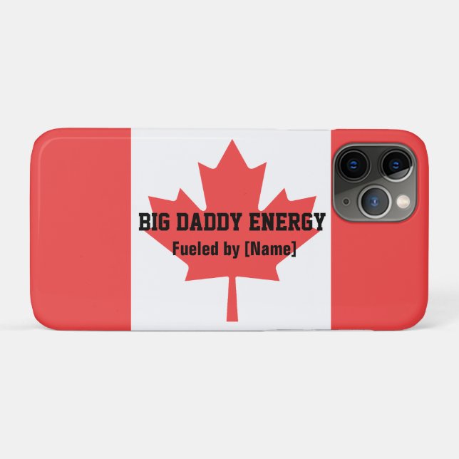 Coques Case-Mate iPhone Énergie Big Daddy Canada Feuillet d'érable aliment (Dos (Horizontal))