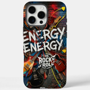 Coque iPhone 16 Pro Max Énergie Déchaînée : Graffiti Rock 'n' Roll
