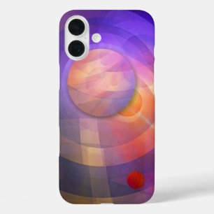 Coque Pour iPhone 16 Plus Énergie solaire, abstraite artistique