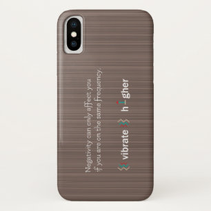 Coque iPhone X Énergies positives vibrations supérieures grandes 
