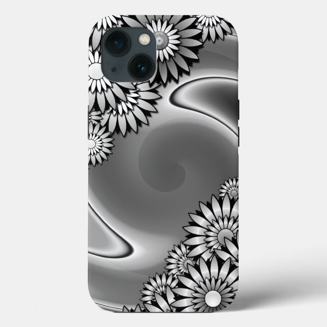 Coques Case-Mate iPhone Enfant aux fleurs des années 1970 (Verso)