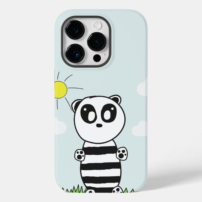 Coques Case-Mate iPhone Enfant panda  Ornement en céramique (Verso)