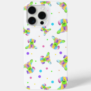 Coque Case-Mate iPhone enfants arc-en-ciel chien chiot pois couleurs vive