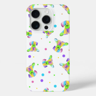 Coque Case-Mate iPhone enfants arc-en-ciel chien chiot pois couleurs vive