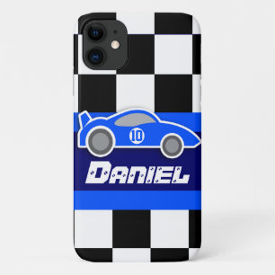 Case-Mate iPhone Case enfants bleu sport voiture autosports