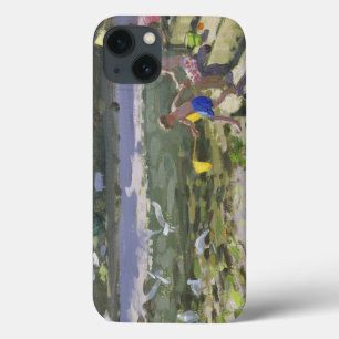 Etui iPhone 13 Enfants et mouettes Looe 2013