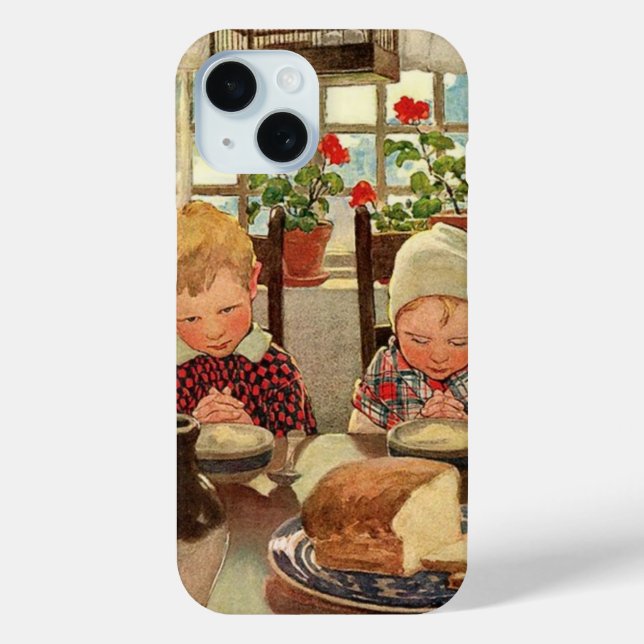 Coques Case-Mate iPhone Enfants reconnaissants par Jessie Willcox Smith (Verso)