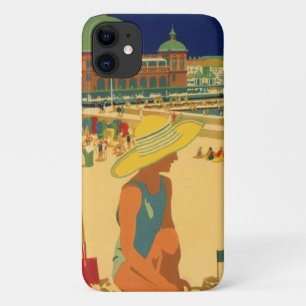 Coques Pour iPhone Enfants vintages, Soeurs Famille Vacances à la Pla