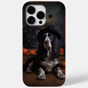 Coque Case-Mate iPhone English Cocker Spaniel Citrouilles Halloween Épouv