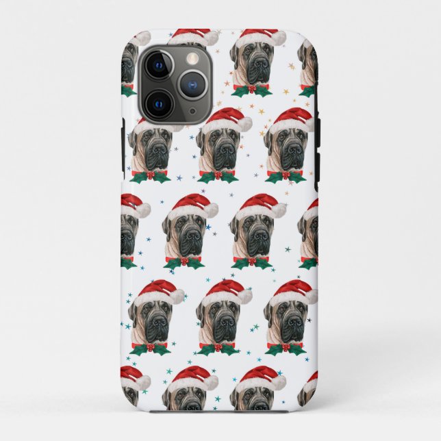 Coques Case-Mate iPhone English Mastiff Dog Breed Christmas (Dos)