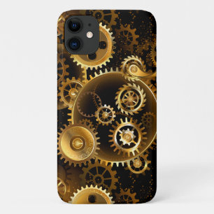Case-Mate iPhone Case Engrenages en laiton Steampunk sans soudure