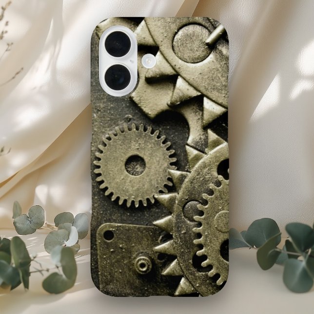Coques Case-Mate iPhone Engrenages Mécaniques Antiques Virils (Créateur téléchargé)