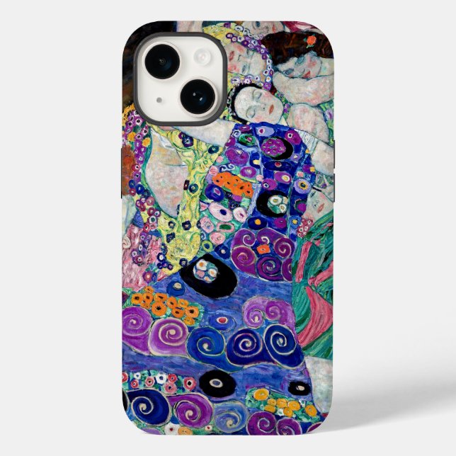 Coques Case-Mate iPhone Enigme de Gustav Klimt : La Vierge (Verso)