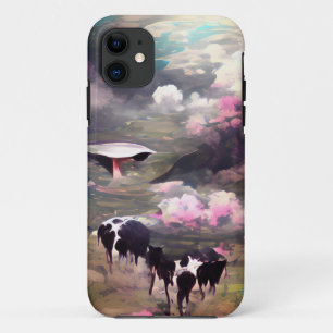 Case-Mate iPhone Case Enlèvement de vaches UFO