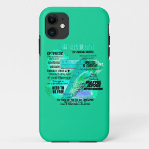 Case-Mate iPhone Case Enneagram Type 7 - Je Suis L'Enthousiaste