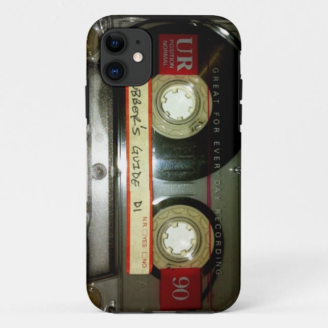 Coques Case-Mate iPhone Enregistreur à cassettes de vieille école (Dos)