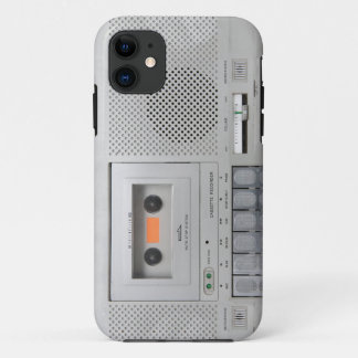 Coque iPhone 11 Enregistreur de casquette vintage
