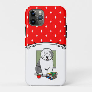 Case-Mate iPhone Case Enseignant de l'école Vieux chien de mouton anglai