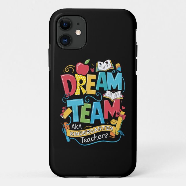 Coques Case-Mate iPhone Enseignants de maternelle de l'équipe de rêve rent (Dos)